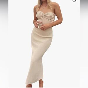 Knit Strapless Dress